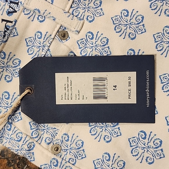 Vineyard Vines 12 Medallion Denim Jeans Saylor - Picture 3 of 3